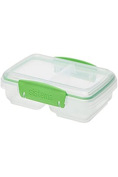 Sistema Dishwasher Safe To Go Small Split Stackable Lunch Box