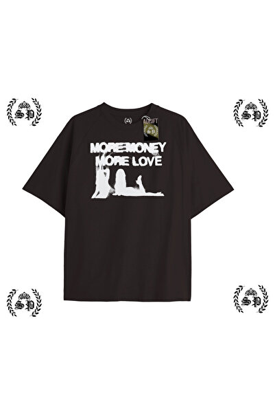 StartMore Y2K Chrome Printed Black T-Shirt