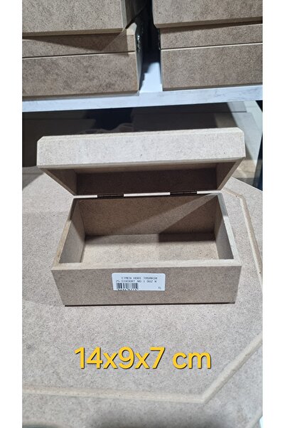 Eymen Hobi Dikdörtgen Kutu Küçük Mdf Ahşap Kutu Anı Toka Etkinlik Kutusu