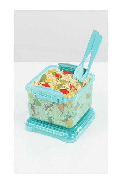 Sistema Freezer Safe BPA-Free Plastic Lunch Box