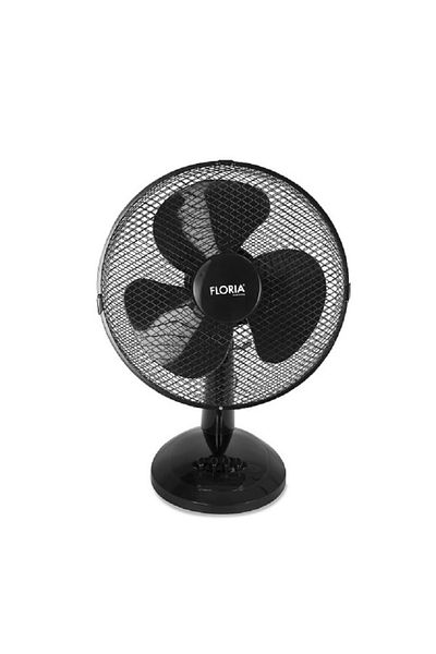 Floria Ventilator de birou, Diametru 34 cm, Putere 35 W, 3 trepte de viteza, Functie oscilare