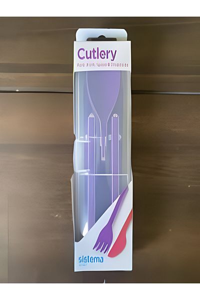 Sistema To Go BPA-Free Dishwasher Safe Cutlery Set with Carry Case