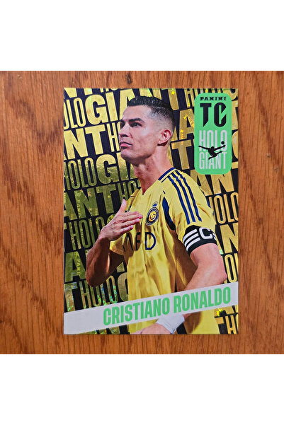 Panini بطاقة لعبة كريستيانو رونالدو العملاقة من الدرجة الأولى