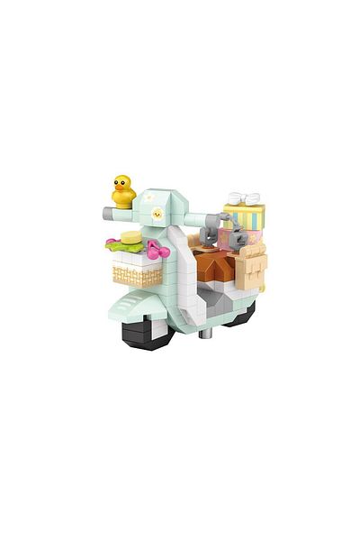 merland benvecocuk Lz8614 Loz Cute Engine Block Set Mini Bag