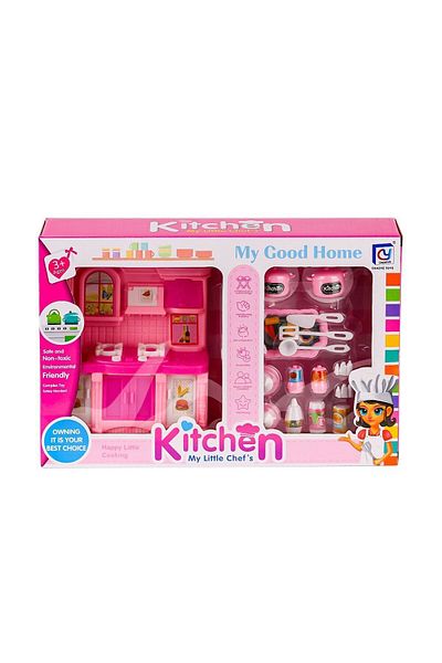 merland benvecocuk 818-110 Kitchen Play Set with Accessories -Karsan Toy