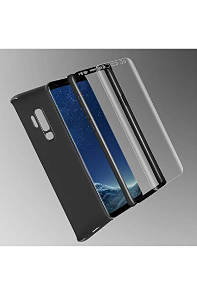 OEM Husă GloMax FullBody neagră pentru Samsung Galaxy S9 Plus cu folie de pro...