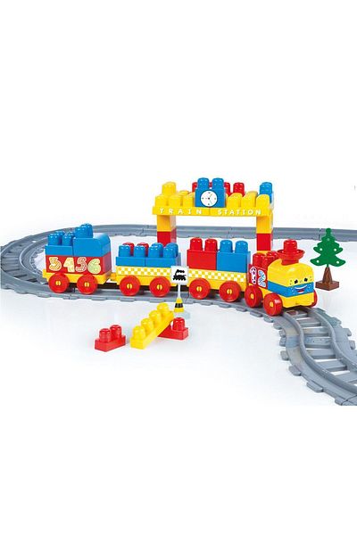 merland benvecocuk 5082 Train Road Set 89 Pieces