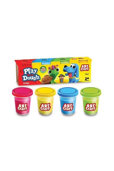 merland benvecocuk 03280 Art Craft 4-Pack Play Doh / 224 Gr