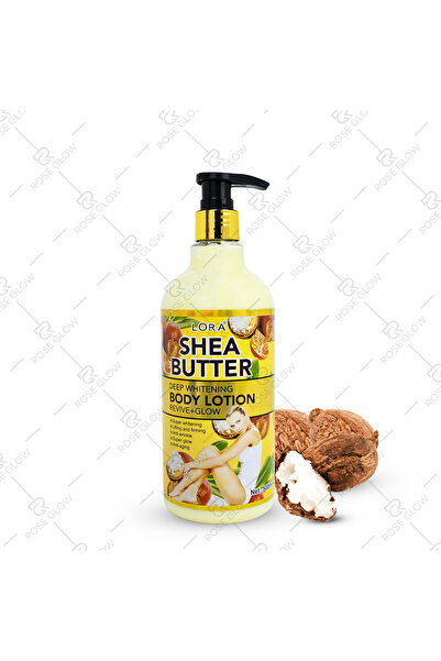 Lora Shea Butter Whitening Body Lotion | تفتيح، شد، ترطيب، مضاد تجاعيد – 500 مل