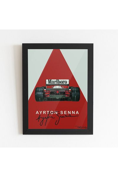usateamfans Poster de pictură Ayrton Senna