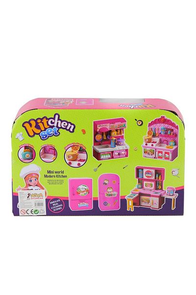 merland benvecocuk 22282-Yql132-3 Kitchen Play Set -Asian Toy