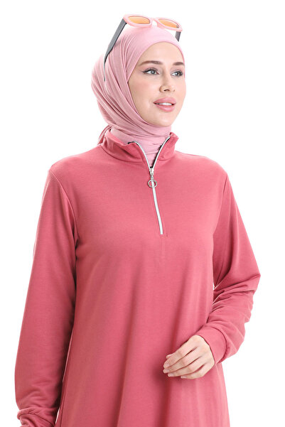 sefamerve Δίκλωνο Παντελόνι Δύο Κλωστών Σετ 2068-01 Dusty Rose