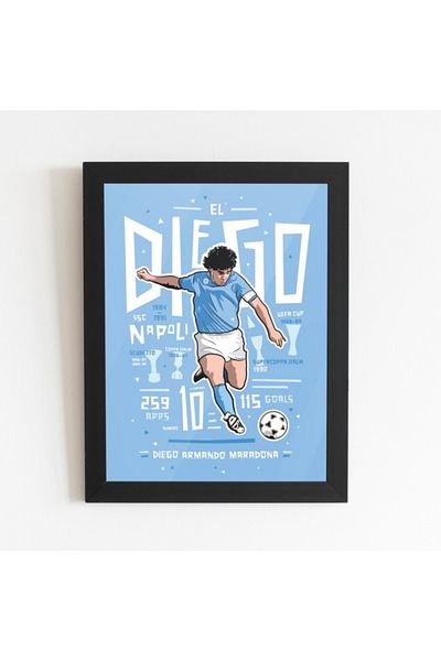 usateamfans Poster de pictură Diego Maradona