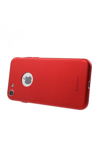 OEM Husă IPAKY cu protecție completă pentru iPhone 7 de 4,7 inch, roșie