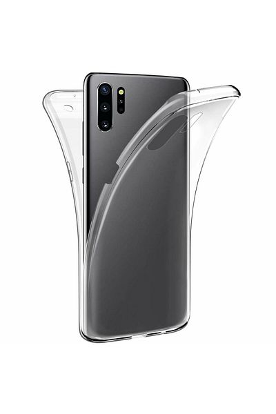 OEM Full TPU 360° case (front + back) for Samsung Galaxy Note 10 Plus, Transparent
