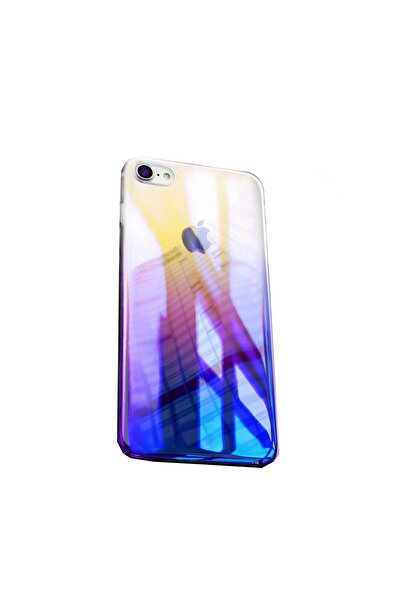 OEM Carcasă Apple iPhone 8 Plus, MyStyle Crystal Blue Cameleon, schimbător de...