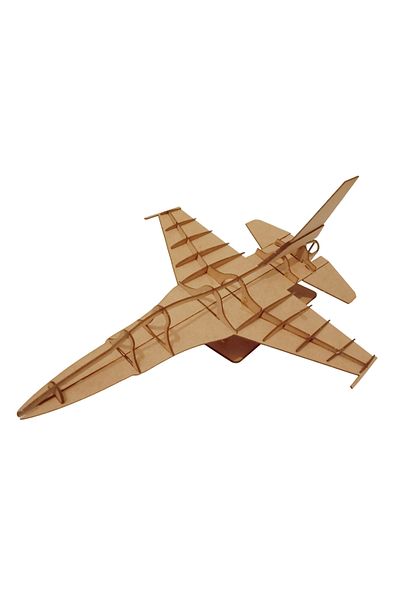 TLR hobi Wooden Airplane Model F16 Fighting Falcon