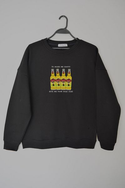 EldenStitch Desperado Embroidery Embroidered Unisex Oversize Sweatshirt