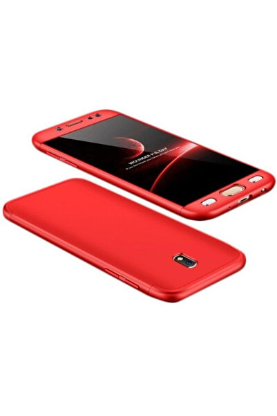 OEM Θήκη Samsung Galaxy J7 2017, FullBody Elegance Luxury Red, πλήρης κάλυψη ...