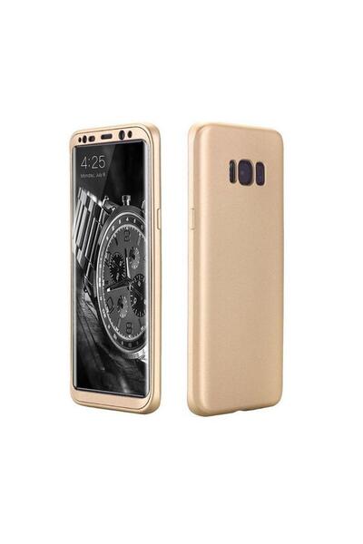 OEM Husa Samsung Galaxy S8, FullBody Elegance Luxury Gold, acoperire completă...