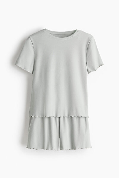 H&M Modal Karışımlı Pijama Takımı