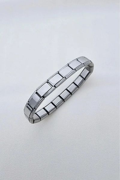 İnDerin Steel Italian Charm Bracelet