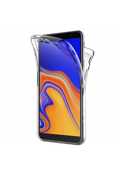 OEM Full TPU 360° Case (front + back) for Samsung Galaxy J4 Plus (2018), Transparent