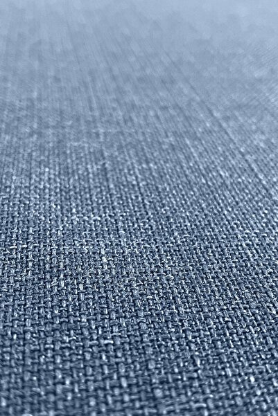 Luvora Home Nova Series Pleatless Linen Background Curtain - Indigo