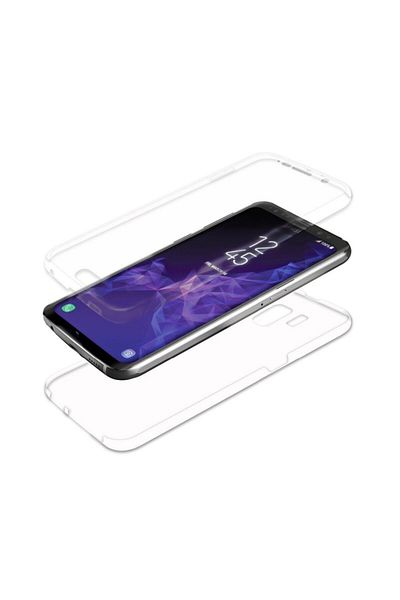 OEM 360 Degree Full cover transparent silicone case, front plus back compatible with Samsung Galaxy S9