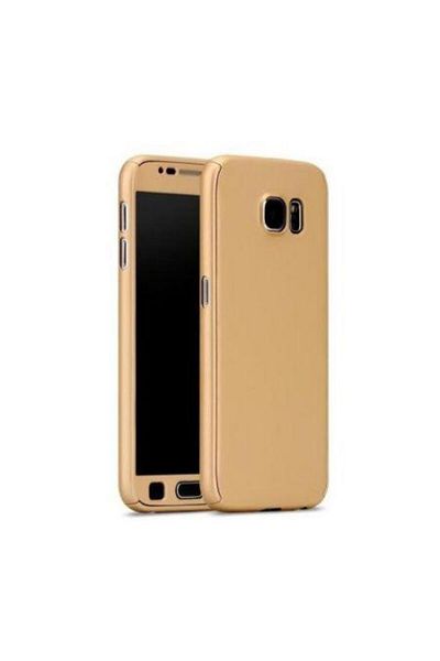 OEM Husa FullBody MyStyle Gold pentru Samsung Galaxy J5 2017, acoperire completă la 360 de grade și folie de protecție gratuită