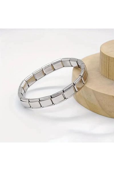 İnDerin Steel Italian Charm Bracelet