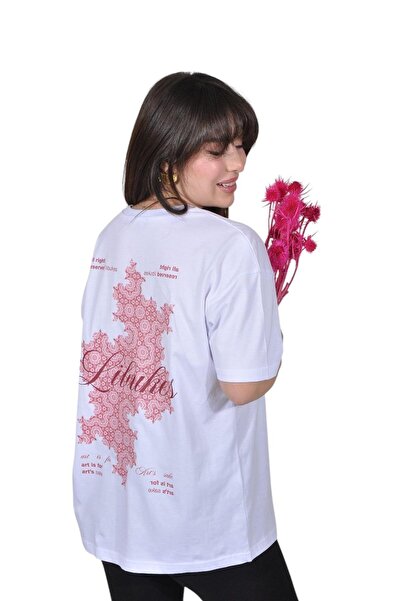 libukes Designed White T-Shirt