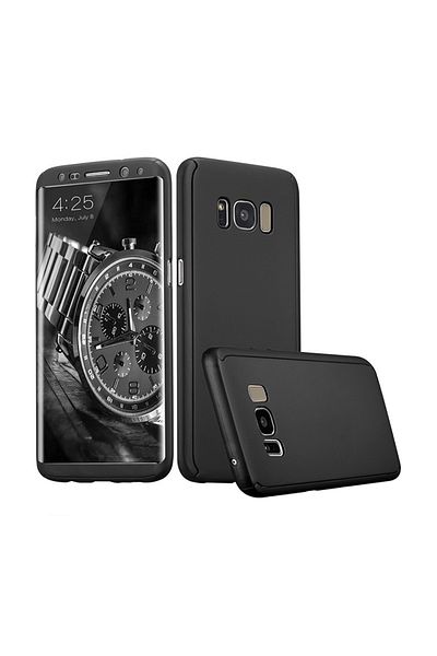 OEM Carcasă plastic Aisi Full Cover 360 pentru Samsung S8 Plus - Neagră