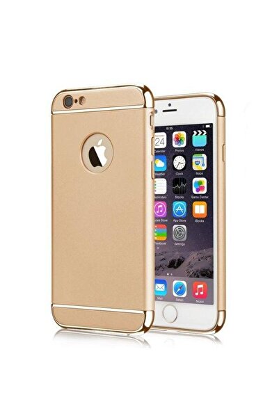 OEM Калъф за Apple iPhone 6/6S, Елегантност Луксозен 3в1 Златист