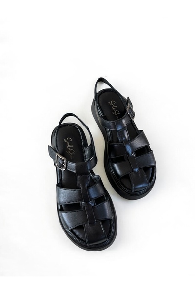 sorella SANDALE DE DAME MODEL LATTICE DIN PIELE VERITABILĂ - DONETALLA