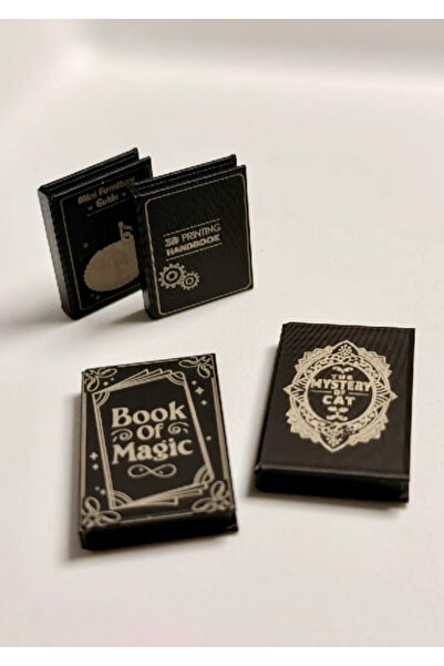 SG ARCHE Sihirli Mini Kitaplar (2'li Set) – Dollhouse & Maket Kitap Aksesuarı