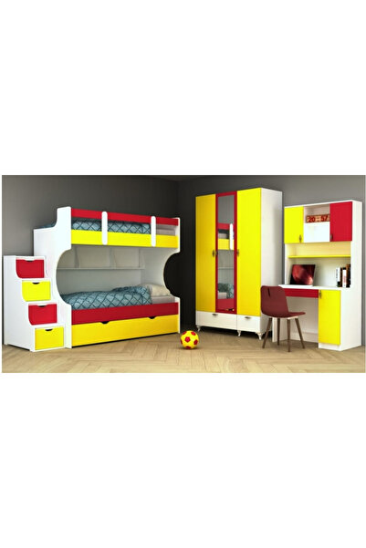 TRENDİ Tuana Seri 2 Genç Odası Ranza Çocuk Odası