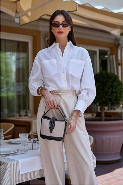 PayBuy Modern Straw and Canvas Buckle Mini Hand Shoulder Bag Cross Use Daily Elegance
