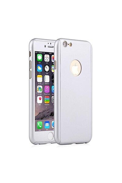 OEM Carcasă pentru Apple iPhone 6 / Apple iPhone 6S argintie cu acoperire com...