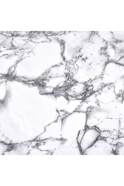SyaMAG PVC Tablecloth, Marble Pattern, White-Grey, Dimensions 180x140 cm