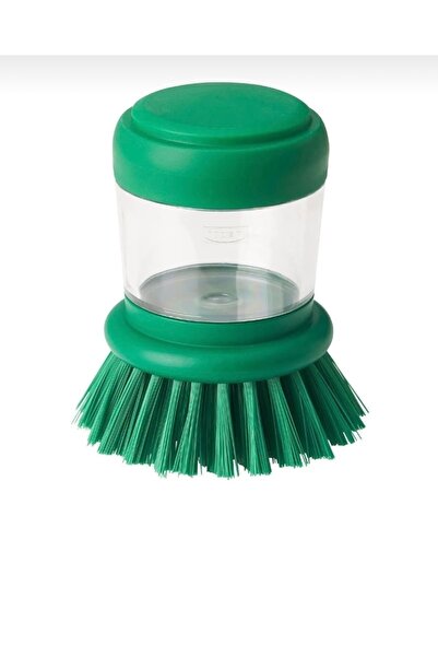 IKEA فرشاة مع وعاء منظف باللون الأخضر