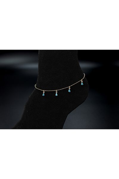 1881 STORE Drop Stone Detailed Anklet