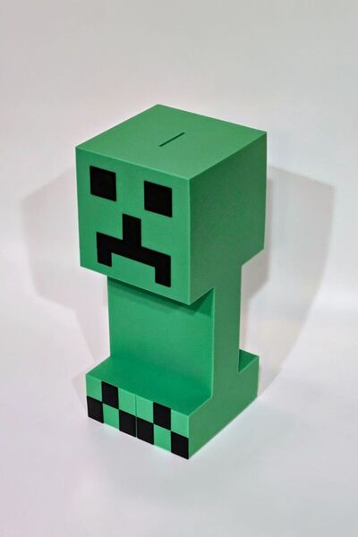 MEK Minecraft Creeper Tasarımlı Kumbara