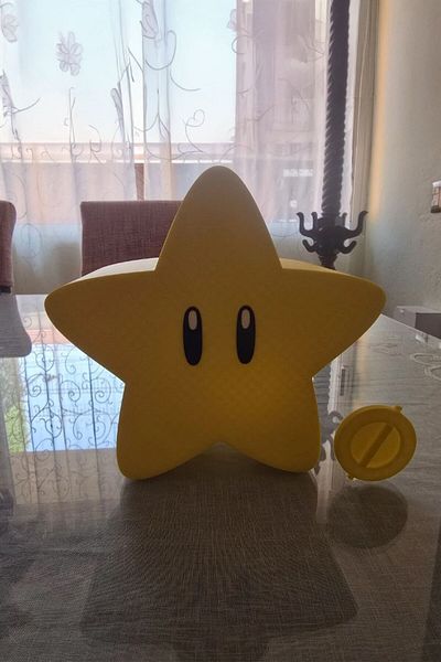 MEK Super Mario Star Piggy Bank