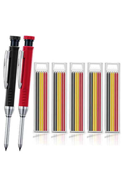 Choice مجموعة أقلام رصاص ميكانيكية صلبة من 7 قطع مع مبراة أدوات النجارة 2.8 م...