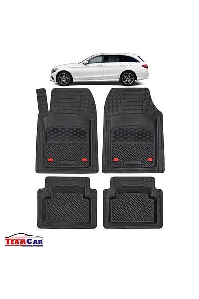 TEAMCAR ® Car Mats Tray Type Compatible with Mercedes-Benz C-Class S205 Break, Estate (2014–2021)