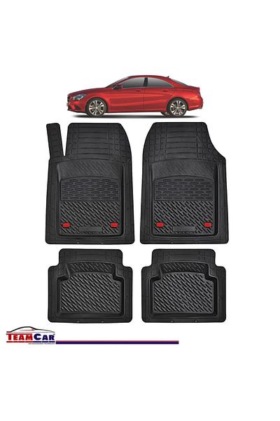 TEAMCAR ® Car Mats Tray Type Compatible with Mercedes-Benz CLA C117 Coupé (2013–2019)