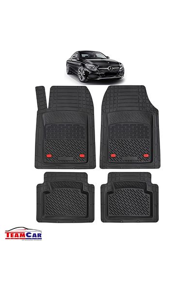 TEAMCAR ® Car Mats Tray Type Compatible with Mercedes-Benz C-Class C205 Coupé (2016–2022)