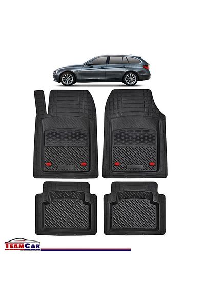 TEAMCAR ® Car Mats Tray Type Compatible with BMW 3 Series F31 Touring, Estate (2012–2019)