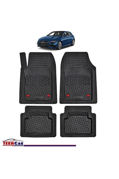 TEAMCAR ® Car Mats Tray Type Compatible Mercedes-Benz A-Class W177 Hatchback (2018–2025)
